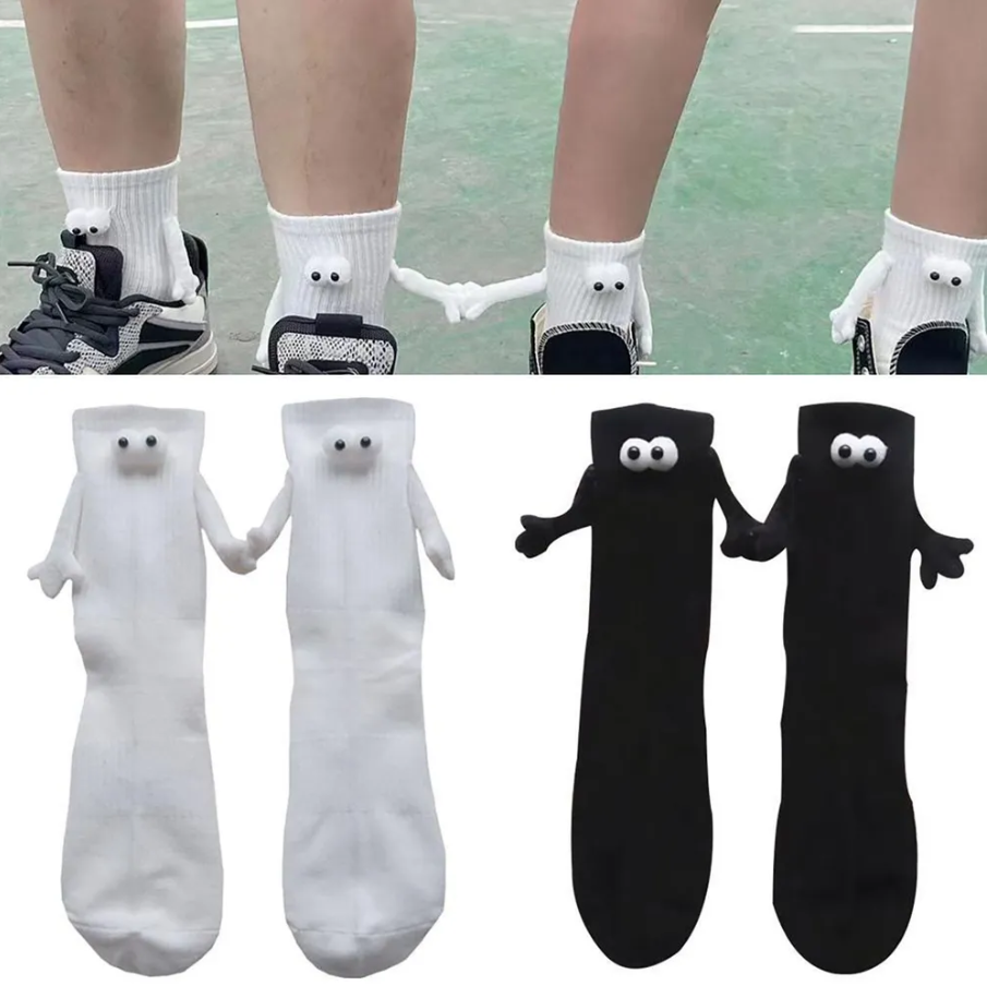 Прикольные носки с магнитами белые - фото 5 - id-p114463035