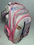 Школьный рюкзак с пеналом для девочек 5-7 класс (высота 43 см, ширина 28 см, глубина 20 см, 3 отдела), фото 6