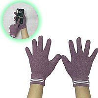 Сенсорные перчатки подростковые фиолетовые