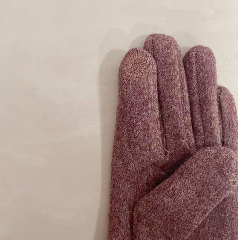 Сенсорные перчатки подростковые фиолетовые - фото 7 - id-p114463235