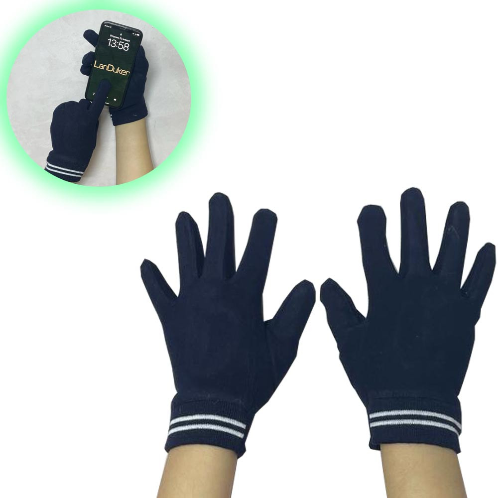 Сенсорные перчатки подростковые синие - фото 1 - id-p114464031
