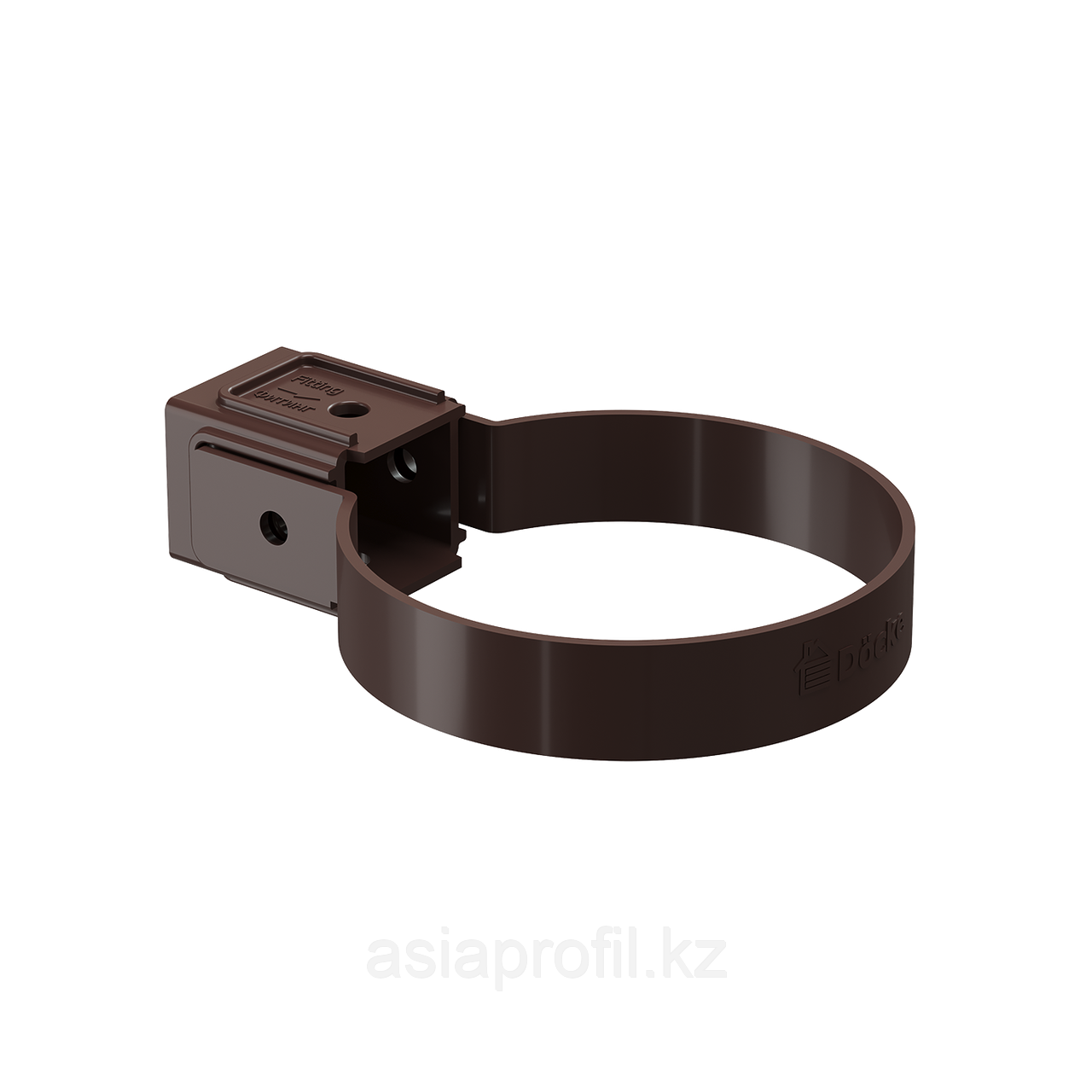Döcke STANDARD Хомут универсальный 80 мм (Тёмно-коричневый)