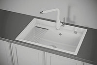 KS -7301 Арктик (белый) кухонная мойка кварц