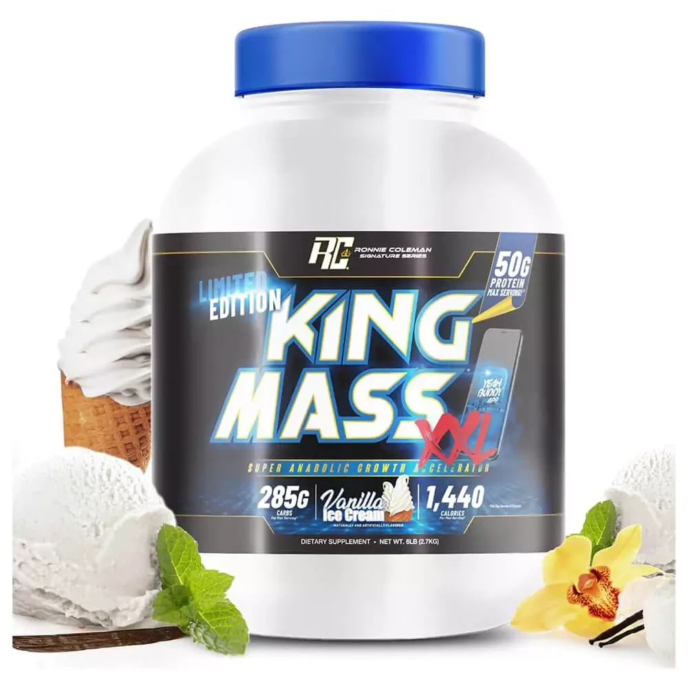 Гейнер RONNIE COLEMAN King Mass XXL (Vanilla Ice Cream) 2,75 кг - фото 1 - id-p114467993