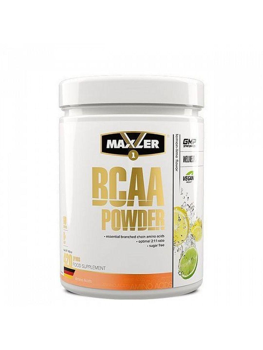 Maxler BCAA Powder 420 g Lemon Lime со вкусом Лимон-Лайм - фото 1 - id-p114468345