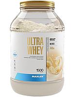 Maxler Ultra Whey Banana Milkshake, 1500 г со вкусом Банановый молочный коктейль