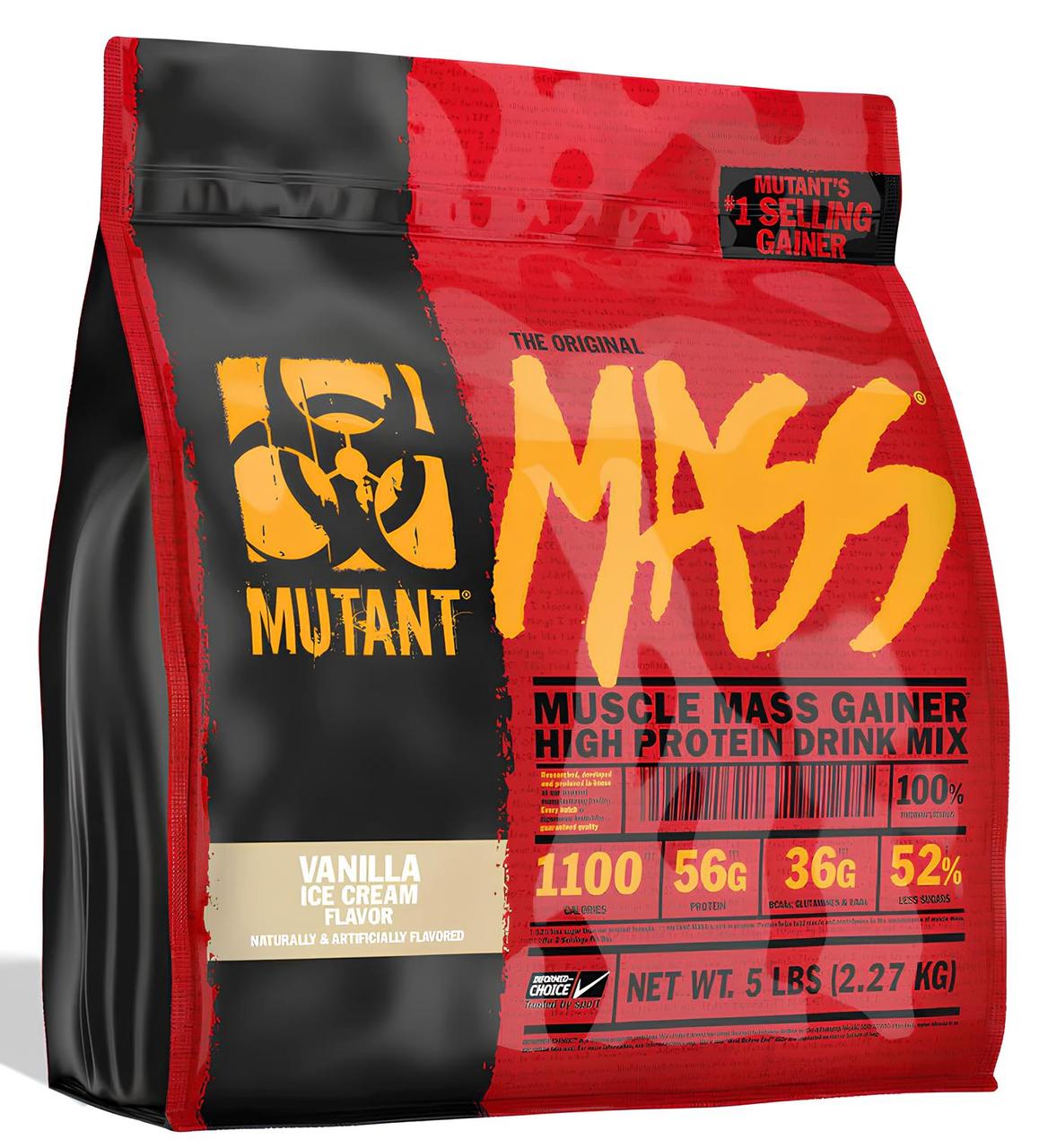 Mutant Mass 5 lbs, со вкусом Ваниль - фото 1 - id-p114468411