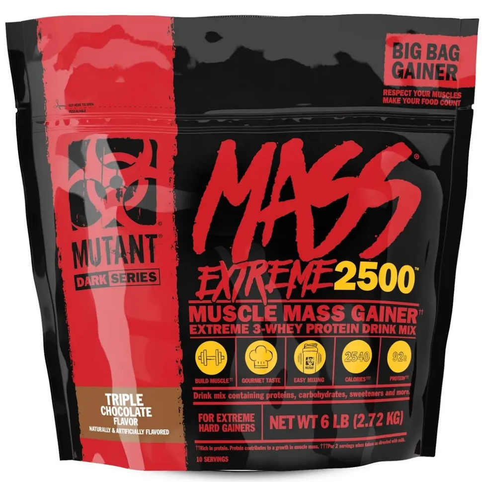 Mutant Mass EXTREME 2500 6 lbs, со вкусом Тройной Шоколад - фото 1 - id-p114468417