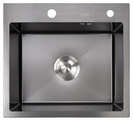 Кухонная мойка Avina HM (48*48cm) black - фото 1 - id-p114461951