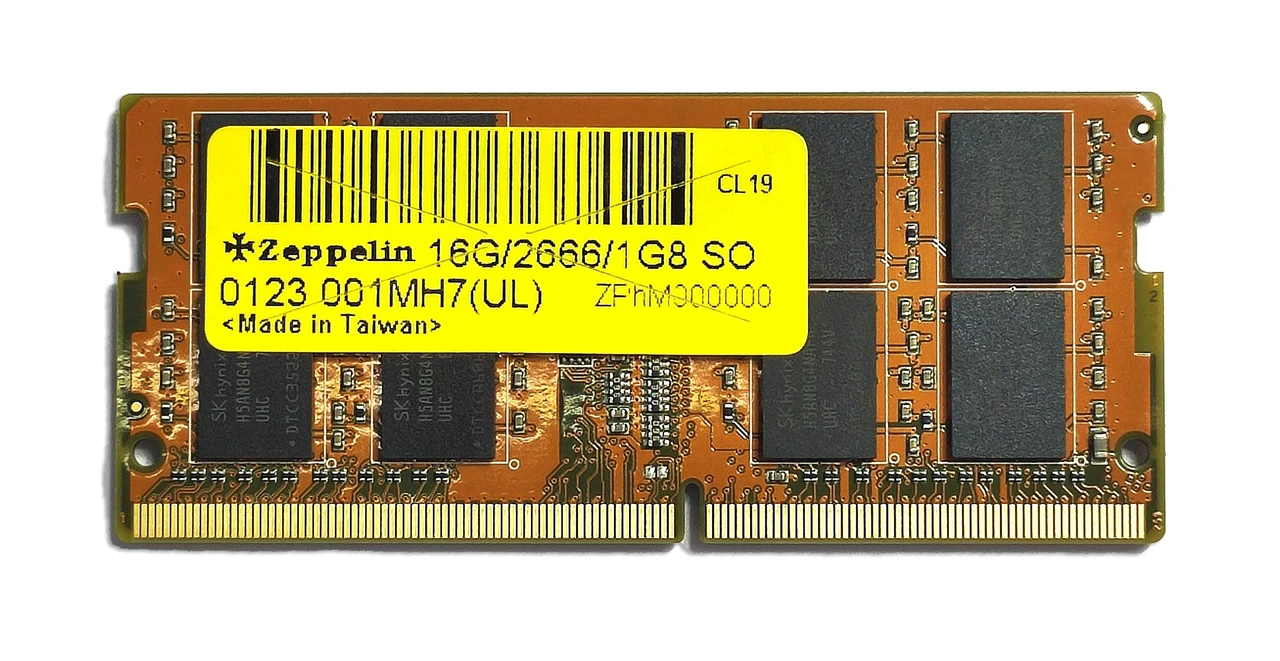 Оперативная память SODIMM DDR4 PC-21300 (2666 MHz) 16Gb Zeppelin (память для ноутбуков)