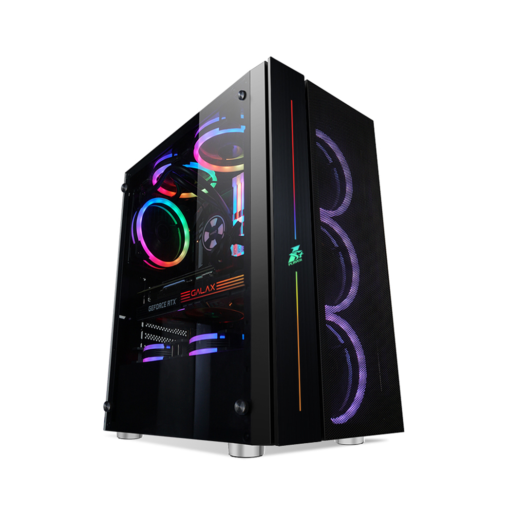 Компьютер игровой, Intel, i5-12400F/ H610M/ DDR4 16GB 8*2/ SSD 512GB, M.2/GeForce RTX4060 8G/ 700W - фото 1 - id-p114470537