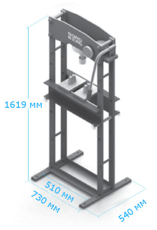 Пресс, усилие 20 тонн NORDBERG N3620 - фото 2 - id-p14584486