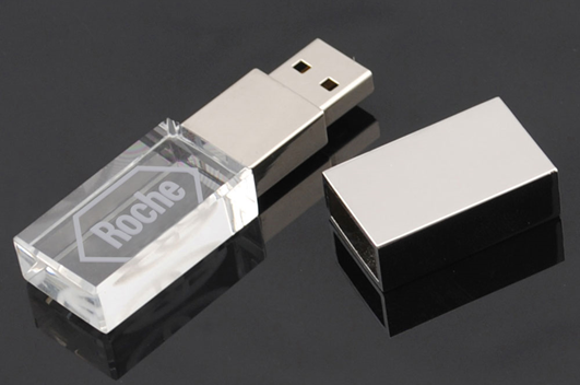 Флеш карта Crystal USB Flash Drive 8Gb