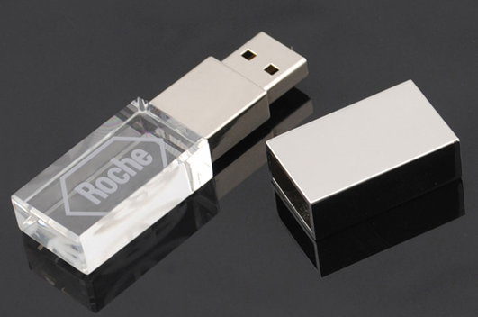 Флеш карта Crystal USB Flash Drive 8Gb - фото 1 - id-p14584544