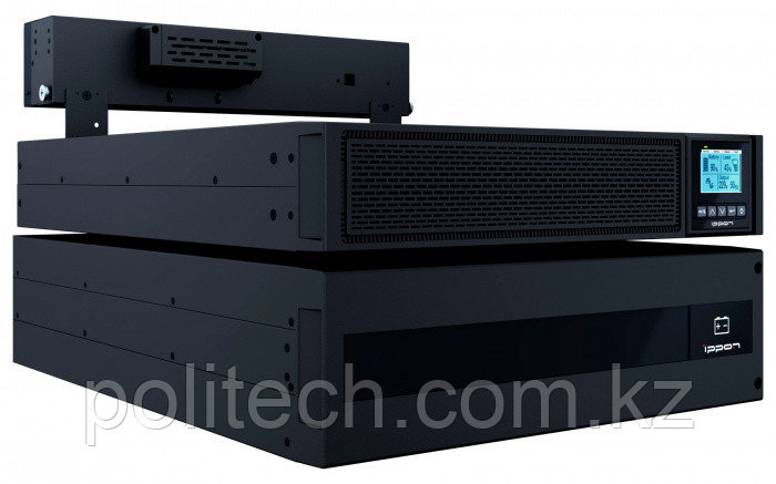 ИБП Ippon Innova RT II 6000 On-Line UPS 6000VA, 6000Вт, чист. синусоида, 
6xC13+2xC19+КБ, USB/RS232 , бат.,