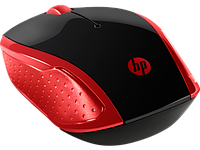 Оптическая беспроводная мышь HP 2HU82AA, 200 Empress Red, 1000 dpi, USB, 2.4 ГГц, красный