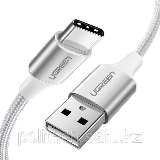 Кабель UGREEN US264 USB 2.0 C M/M ABS Cover 1m (White)