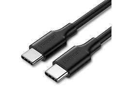 Кабель UGREEN US286 USB 2.0 Type C to Type C Cable Nickel Plating 1.5m 
(Black)