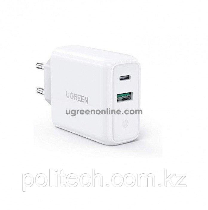 Зарядное устройство UGREEN CD170 36W USB-C Wall Charger EU (White), 60468