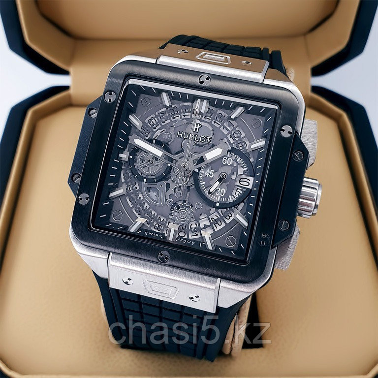 Мужские наручные часы Hublot Square Bang  (20572), фото 1