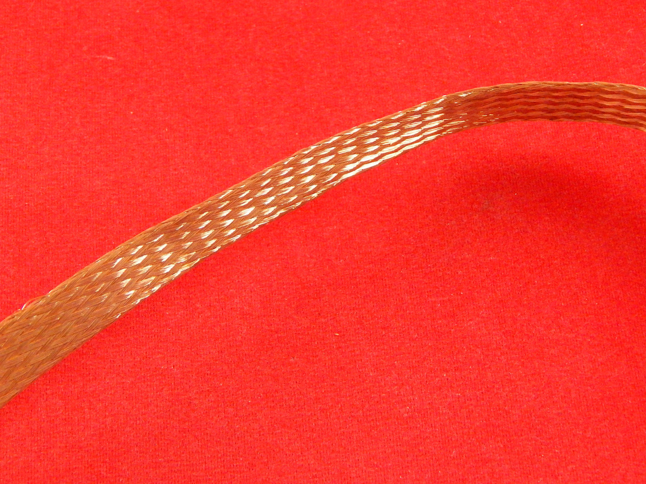 Плетеная медная оплётка Ø8 мм, 1 метр - фото 1 - id-p114509537