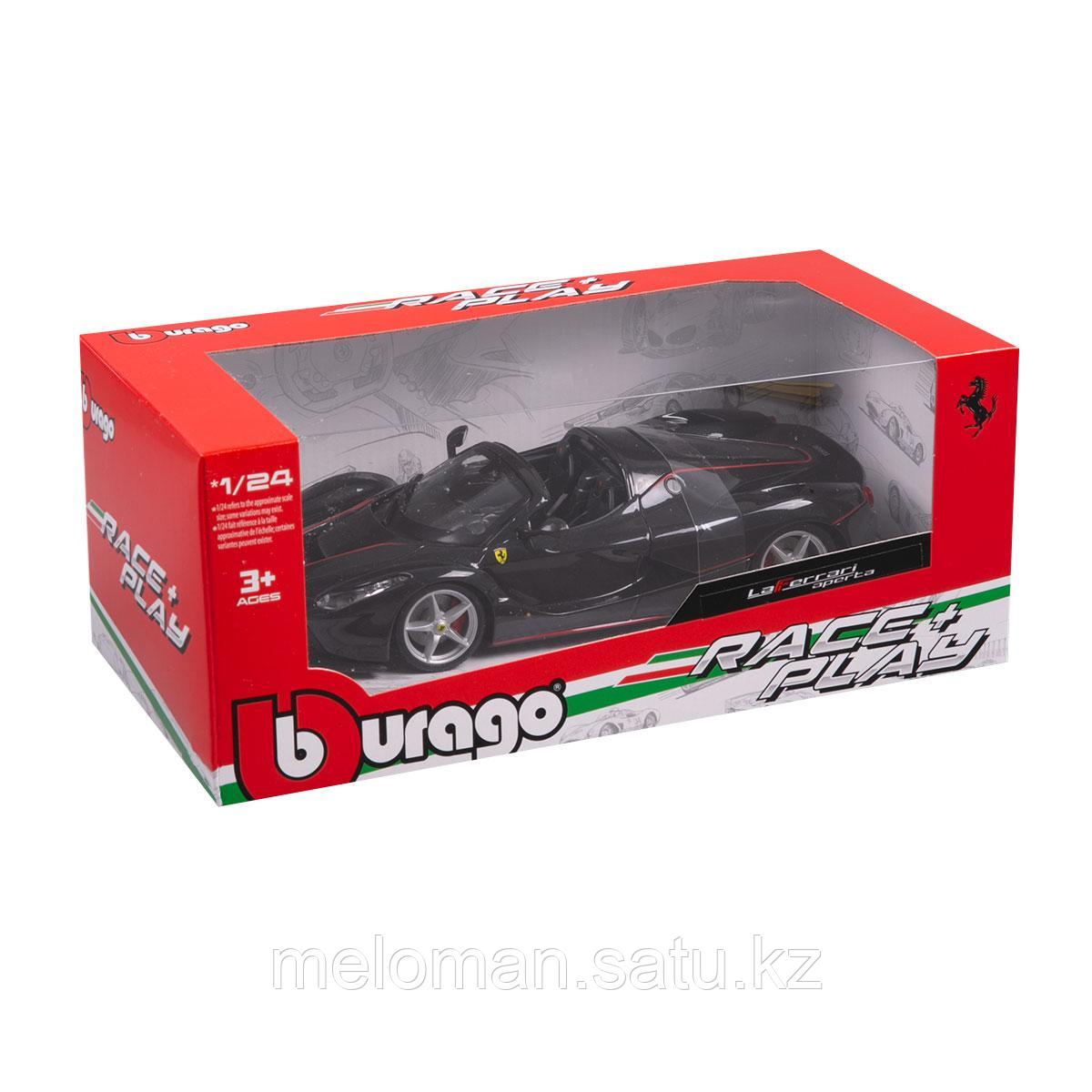 BBURAGO: 1:24 Ferrari LaFerrari Aperta (black) - фото 6 - id-p110837846