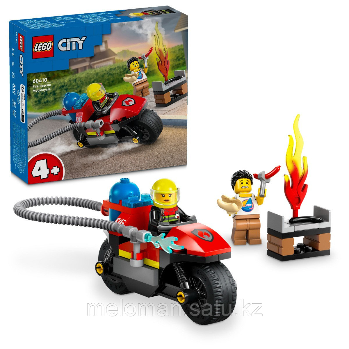 LEGO: Мотоцикл пожарно-спасательных служб CITY 60410 - фото 1 - id-p114078933