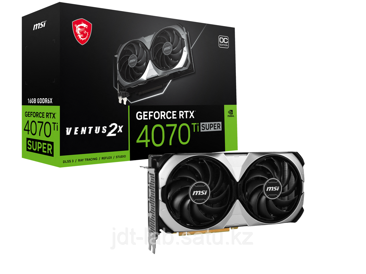 Видеокарта MSI Ventus GeForce RTX 4070 Ti SUPER - фото 1 - id-p114510640