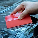 Выгонка для установки PPF красная, 10х7,5см, фото 3