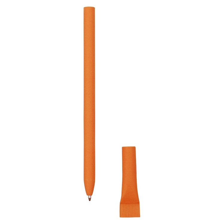 Эко Шариковая ручка Paper из бумаги, оранжевая - фото 4 - id-p114518638