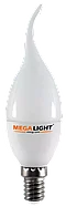 LED ЛАМПА CF37 "Свеча на ветру" 10W 900Lm 230V 6500K E14 MEGALIGHT (10/100)