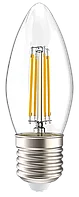 Лампа филаментная LED C35 свеча прозр. 7Вт 230В 3000К E27 серия 360° IEK