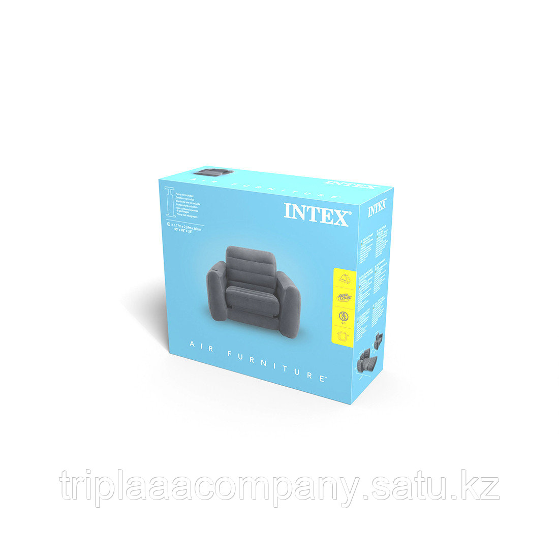 Кресло надувное Intex 66551NP - фото 2 - id-p114536687