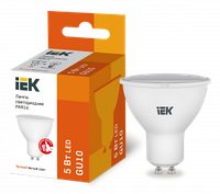 LLE-PAR16-5-230-30-GU10 IEK Лампа светодиодная PAR16 софит 5Вт 230В 3000К GU10 IEK