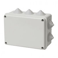 Распаячная коробка ОП 240х195х90мм, крышка, IP44, кабельные ввода d28-3 шт., d37-2 шт., TDM