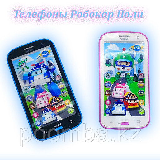 Музыкальный сенсорный телефон "Робокар Поли" Robocar Poli