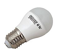 Лампа Gauss LED Elementary Glob 6W E27 4100K 1/10/50