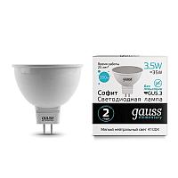 Лампа Gauss LED MR16 3.5W GU5.3 300lm 4100K