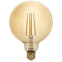 Лампа LED G125S 8W 230V E27 2700K золото /GENERAL/
