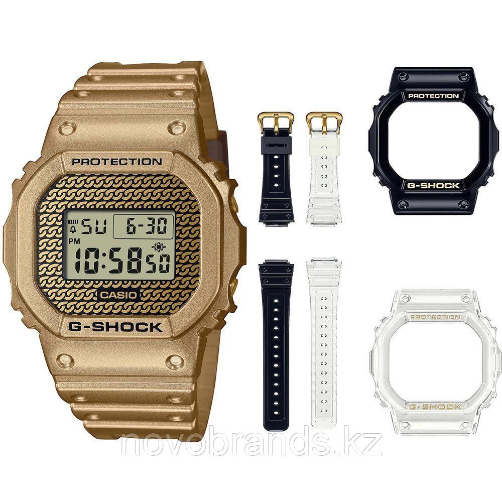 Часы Casio G-Shock DWE-5600HG-1DR + сменные ремешки и корпуса в комплекте. Лимитированная серия. - фото 2 - id-p114555964