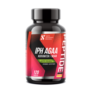 STL BCAA Collagen IPH AGAA с пептидом мышц, 120 капсул
