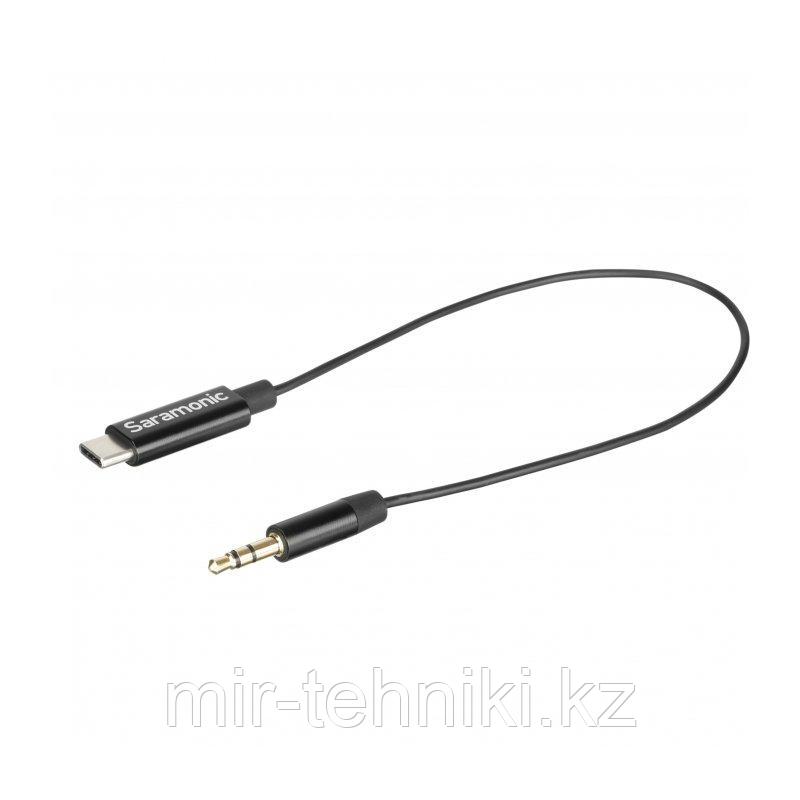 Saramonic SR-C2001 кабель адаптері TRS-тен USB-C 20см қосқышына дейін - фото 2 - id-p114556168