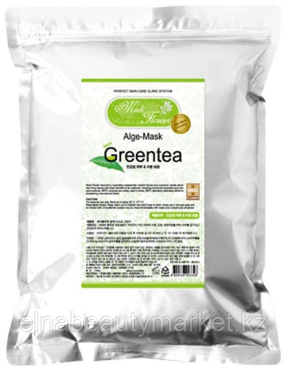 Маска для лица Medi Flower альгинатная Alge-Mask Green Tea 1000 мл, фото 1