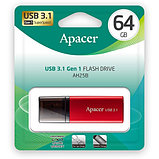 USB-накопитель Apacer AH25B 64GB Красный, фото 3