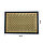 Грязезащитный придверный коврик 60х40 см коричневый, фото 2