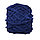 Велюровая пряжа для ручного вязания, толщиной 0,8 мм темно-синий, фото 4