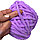 Велюровая пряжа для ручного вязания, толщиной 0,8 мм сиреневый, фото 2