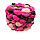 Помпонная фантазийная пряжа,  цветная розово-коричневый, фото 4