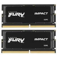 ОЗУ для ноутбука Kingston Fury Impact SO DIMM DDR5, 64GB (32GB x2) DDR5 5600MT/s Non ECC SODIMM, CL40,