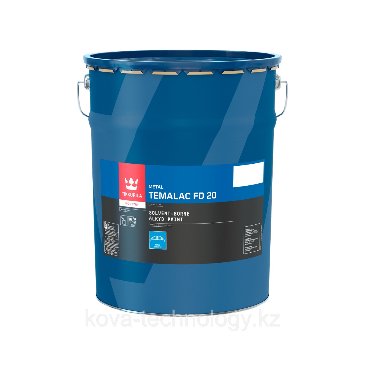 Краска алкидная Темалак ФД80 Temalac FD80 TCL 18л (темный)